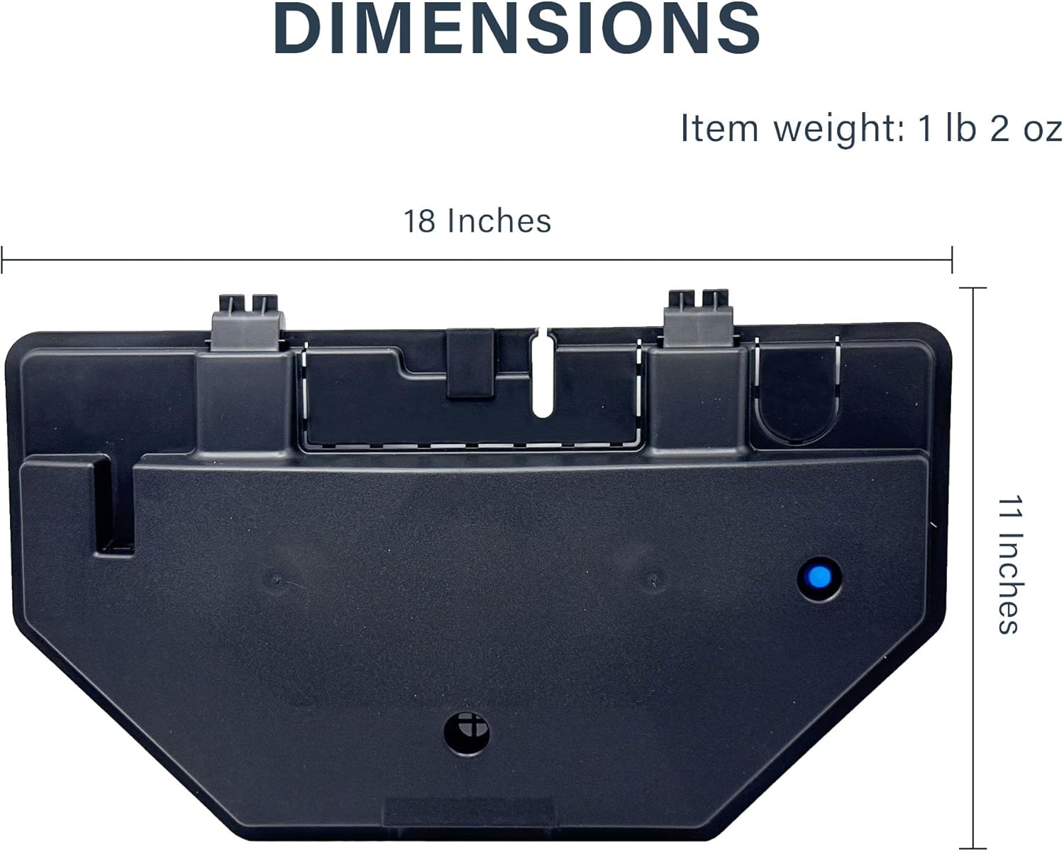 Replacement Top and Light with 12V1A Power Adapter for Koller Products 6.5 Gallon Fish Tank