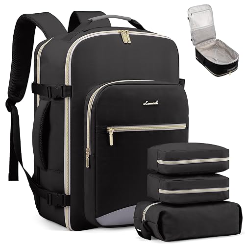 LOVEVOOK 40L Travel Backpack with 3 Cubes