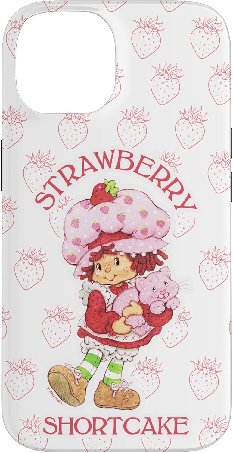 Strawberry Shortcake Cutie Vintage Strawberries Pattern Case for iPhone 14