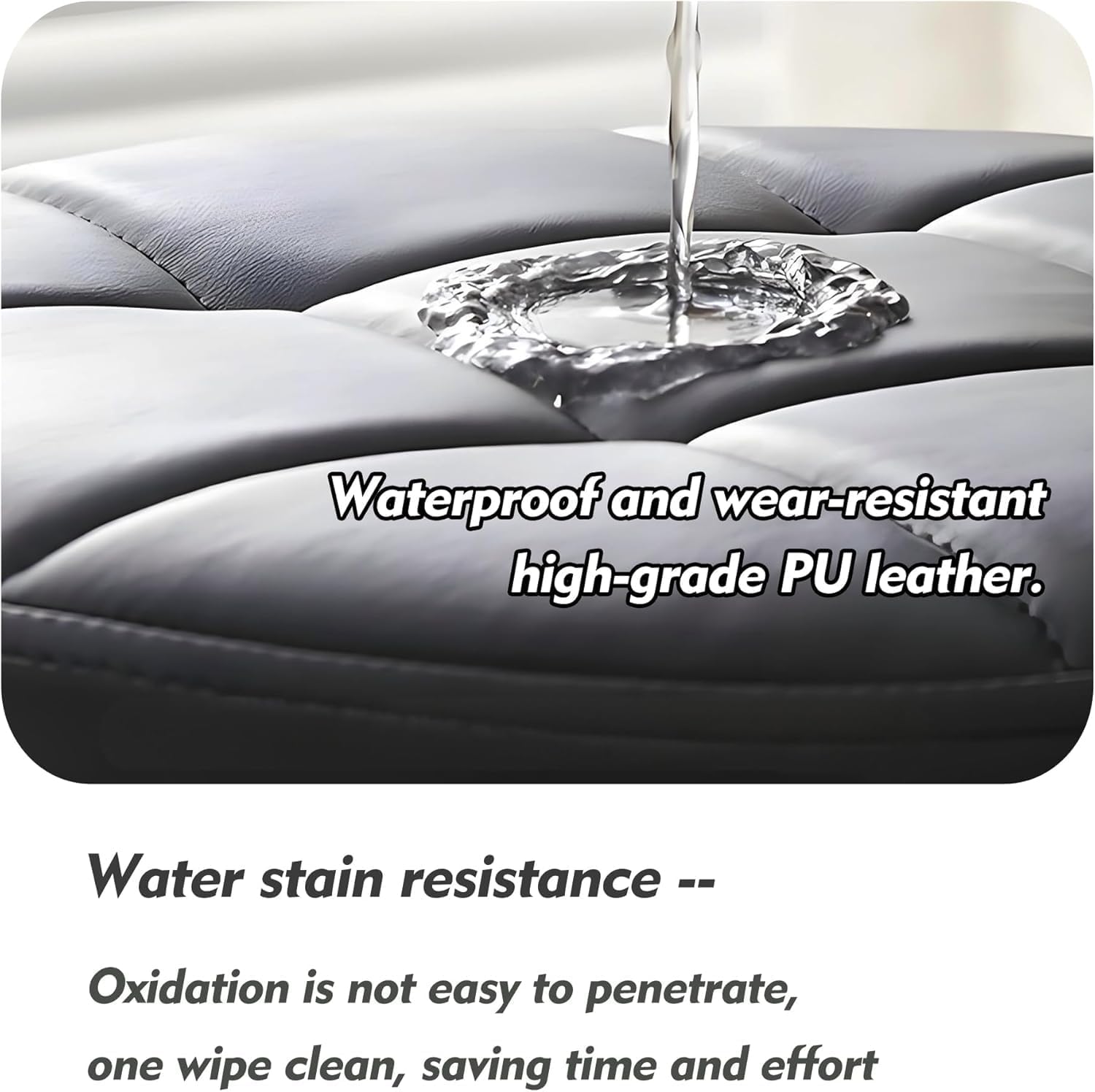 ブラック クラシック 回転スツール - 360&deg;可動性 &amp; 高さ調節可能 ローリングスツールチェア サロン、ホームオフィス、