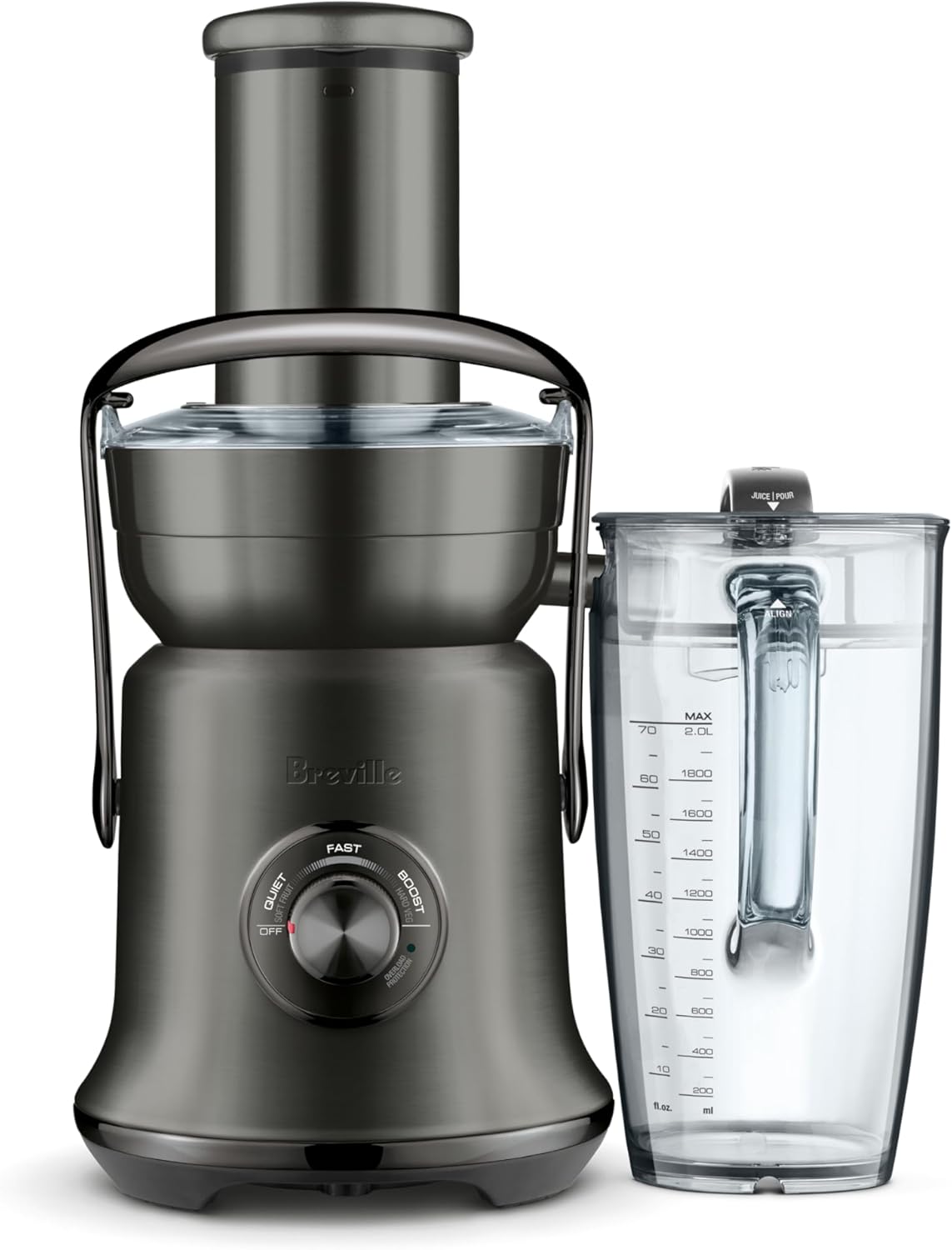 Breville BJE830NRE Juice Fountain Cold XL, 70 fl oz, Metallics, Noir