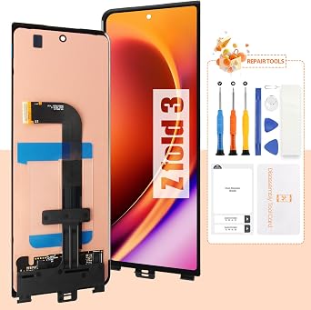 AMOLED Screen for Samsung Galaxy Z Fold 3 5G Screen Replacement for Z Fold 3 5G LCD Screen SM-F926B,SM-F926U Touch Display Digitizer Assembly Repair PartsOuter Small FrontOnly Single Screen