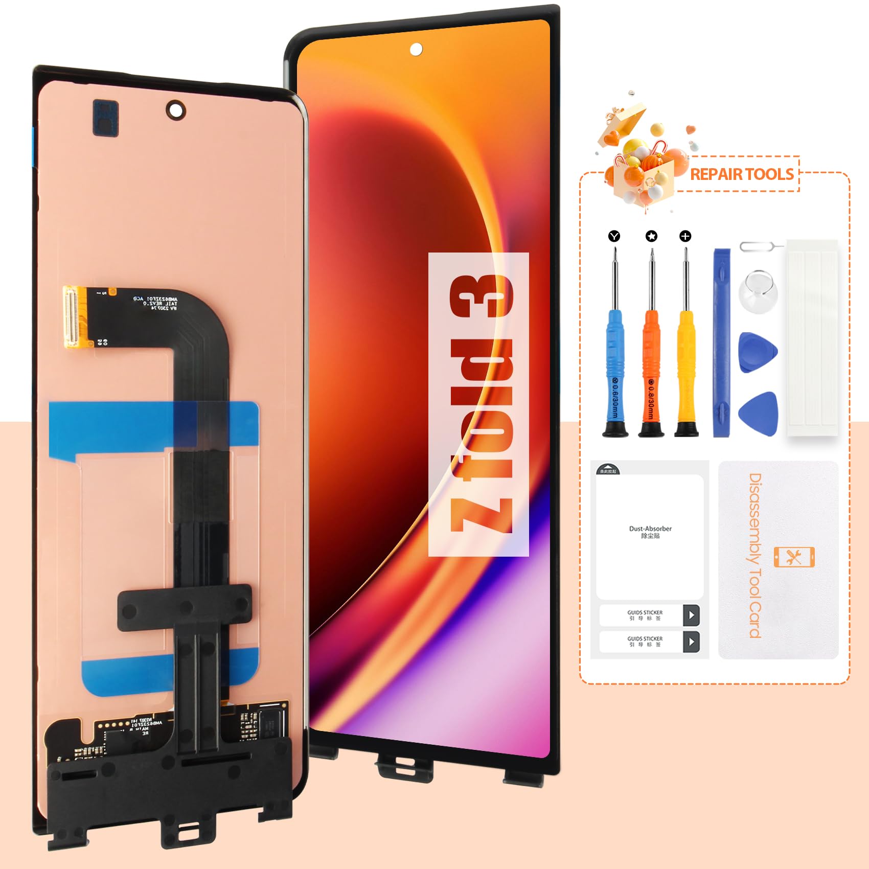 Amazon.com: AMOLED Screen for Samsung Galaxy Z Fold 3 5G Screen