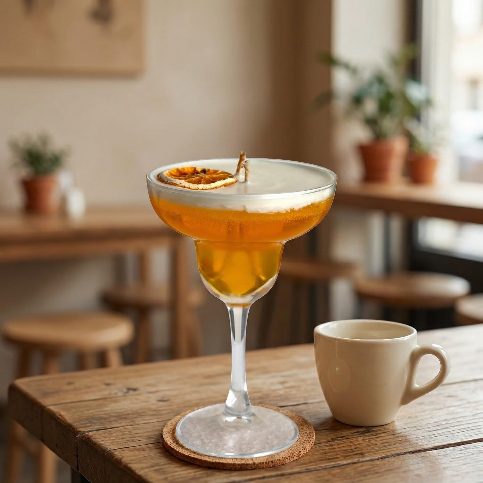 Martini Candle | Handcrafted Soy-Coconut Wax Cocktail Candle | Aesthetic Home Décor & Gifting Candle (Orange Spice Martini)-image-25
