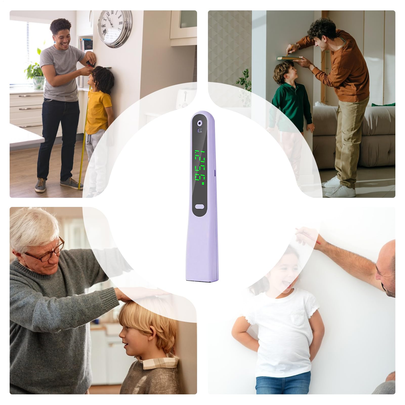 Compteur de hauteur | Stadiomètre numérique électronique | Compteur de hauteur numérique avec | pour une utilisation à la maison, au gymnase, au bureau, à la, aux professionnels de la santé