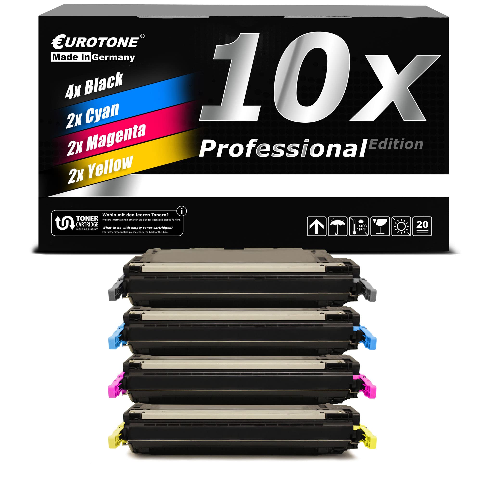 Toner compatible HP CB400A EuroPro LaserJet CP4005DN sans trace résiduelle - 7