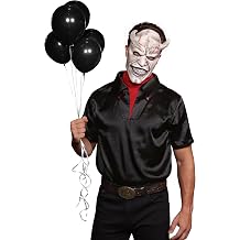 Men's Halloween Horror Costume 3 Pcs Spooky Outfit with Mask