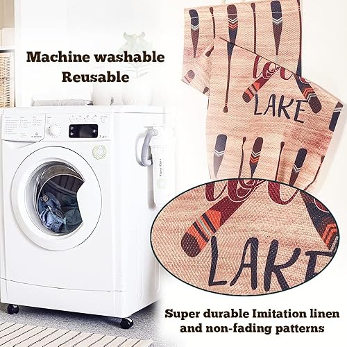 Miniatura 7 de Lake House Decor - Juego de 2 dispensadores de bolsas de plástico para tienda de comestibles, almacenamiento y organización de bolsas de