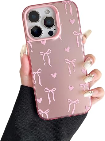 ZTOFERA Cute Pink Case for iPhone 14 Pro,Heart
