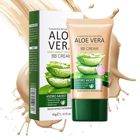SEACICO Moisturizing Lightweight BB Cream Concealer with Nourishing Aloe Vera Extract Hydrating Color Correcting Tinted Moisturizer Smooth Concealing