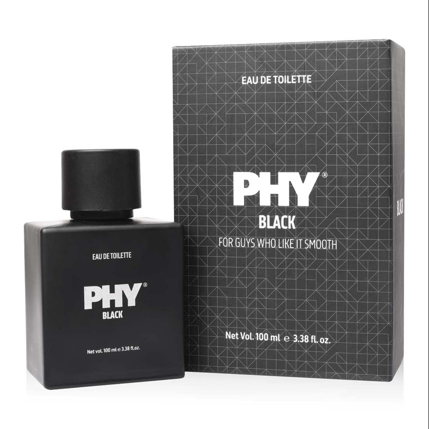 Phy Black Eau de Toilette (EDT) | The Scent of Luxury | An exquisite fragrance combining rich Indian Oud & spicy Sichuan Pepper | Long lasting fragrance, Premium perfume for men, 100 ml Phy Black Eau de Toilette (EDT) | The Scent of Luxury | An exquisite fragrance combining rich Indian Oud & spicy Sichuan Pepper | Long lasting fragrance, Premium perfume for men, 100 ml