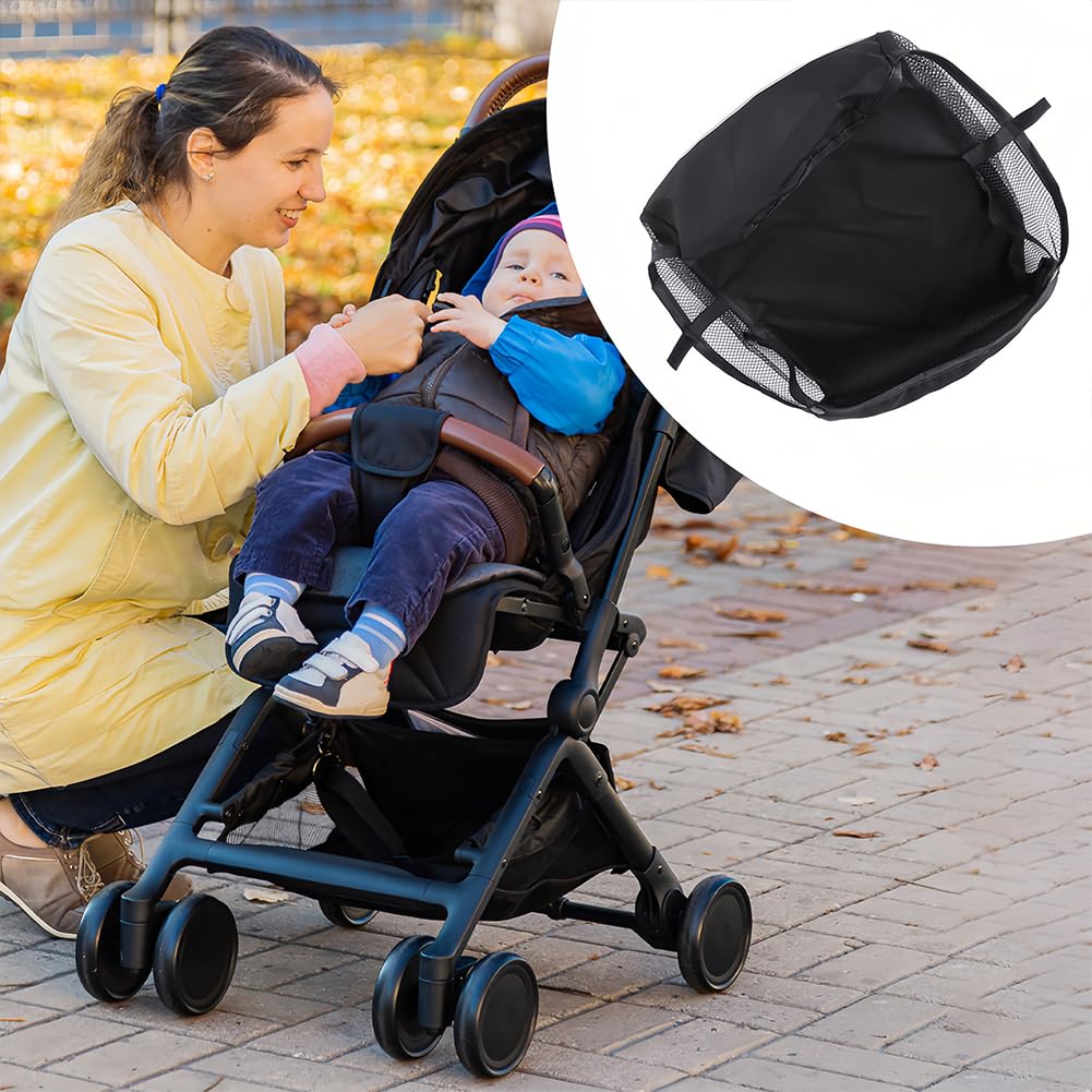 Joyzan Cestino per Passeggino, Borsa Portaoggetti Universale Riporre I Prodotti del Bambino Resistente alla Polvere Organizer Fondo da Appendere al Passeggini Borse Carrozzina Pannolini Posizioname