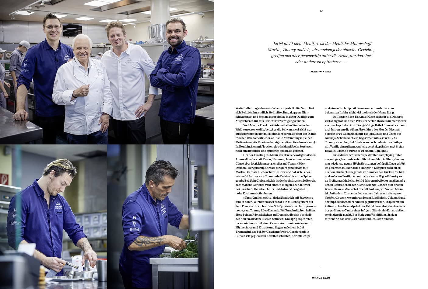 Die Weltköche zu Gast im Ikarus: Außergewöhnliche Rezepte und wegweisende Chefs im Porträt: Band 8