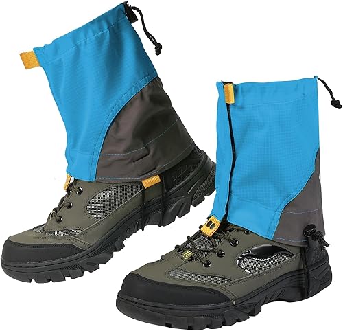 Miniatura 29 de Waterproof Gators for Hiking Boots and Shoes Lightweight Adjustable Leg Gaiters for Men Women Gaiters for Hiking Snowshoeing Gators impermeables