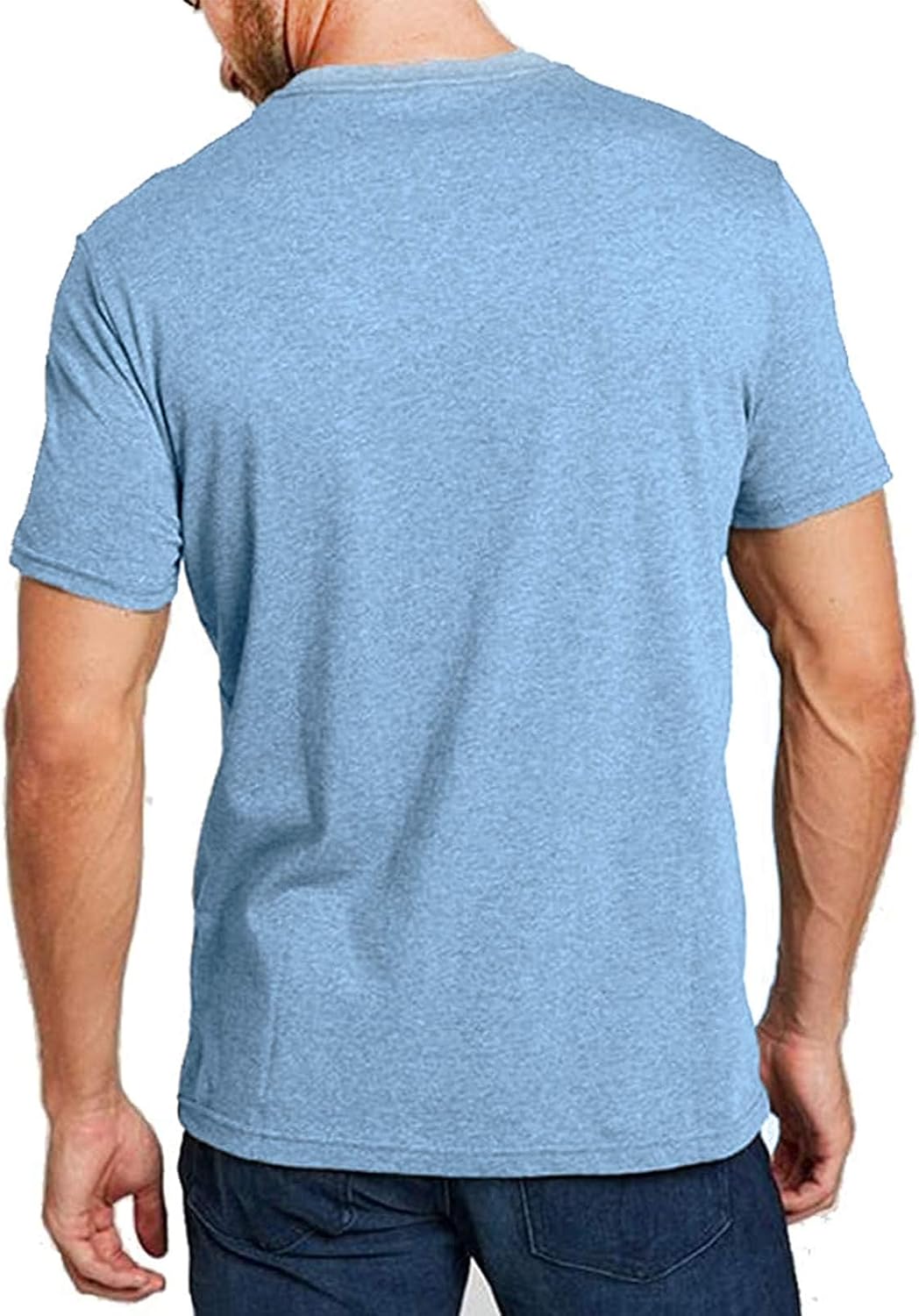 Dad Shirts for Men Funny DADA Letter Print Graphic Tshirts Father Daddy Papa Gifts Tee Tops Blue