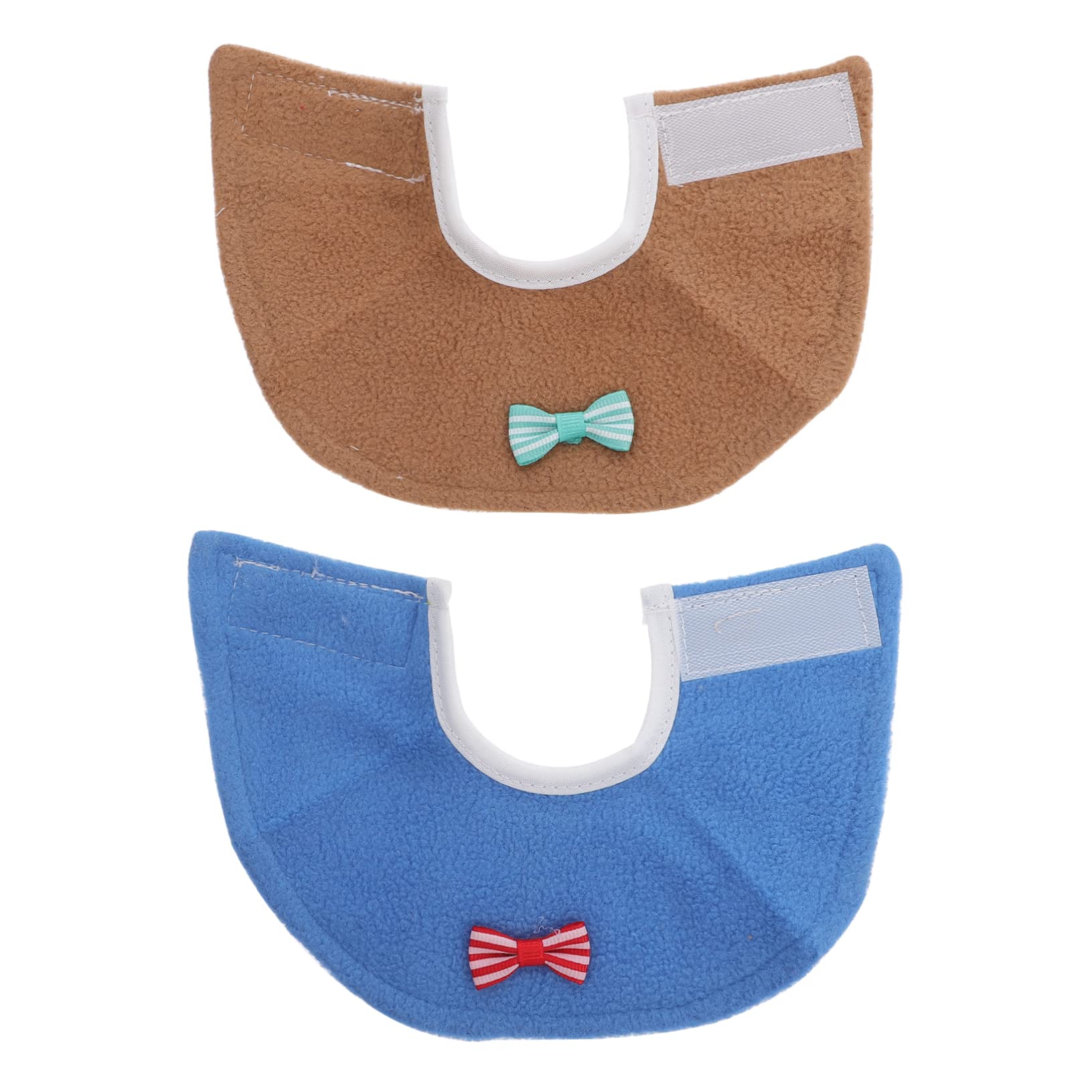 Ipetboom Parrot Recovery Collar Set 2 Pack Soft E-Collars for Biting Protection Bird Healing