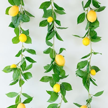 Lemon Garland: Vibrant Greenery for Any Occasion