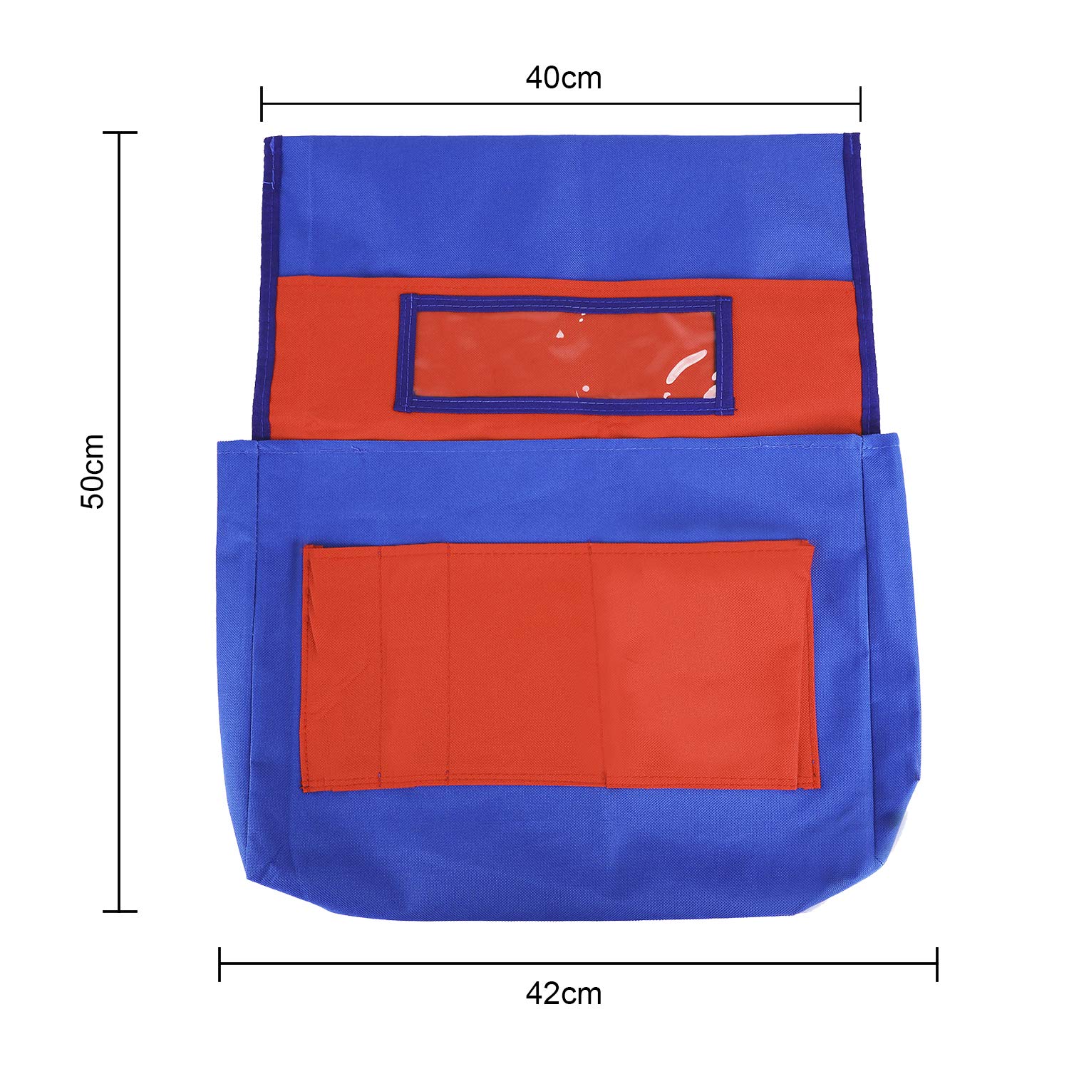 Porta Calcolatrici Scuola Organizer Da Parete Con 12 Tasche - Portaoggetti Per Aula E Casa Ganci Metallici