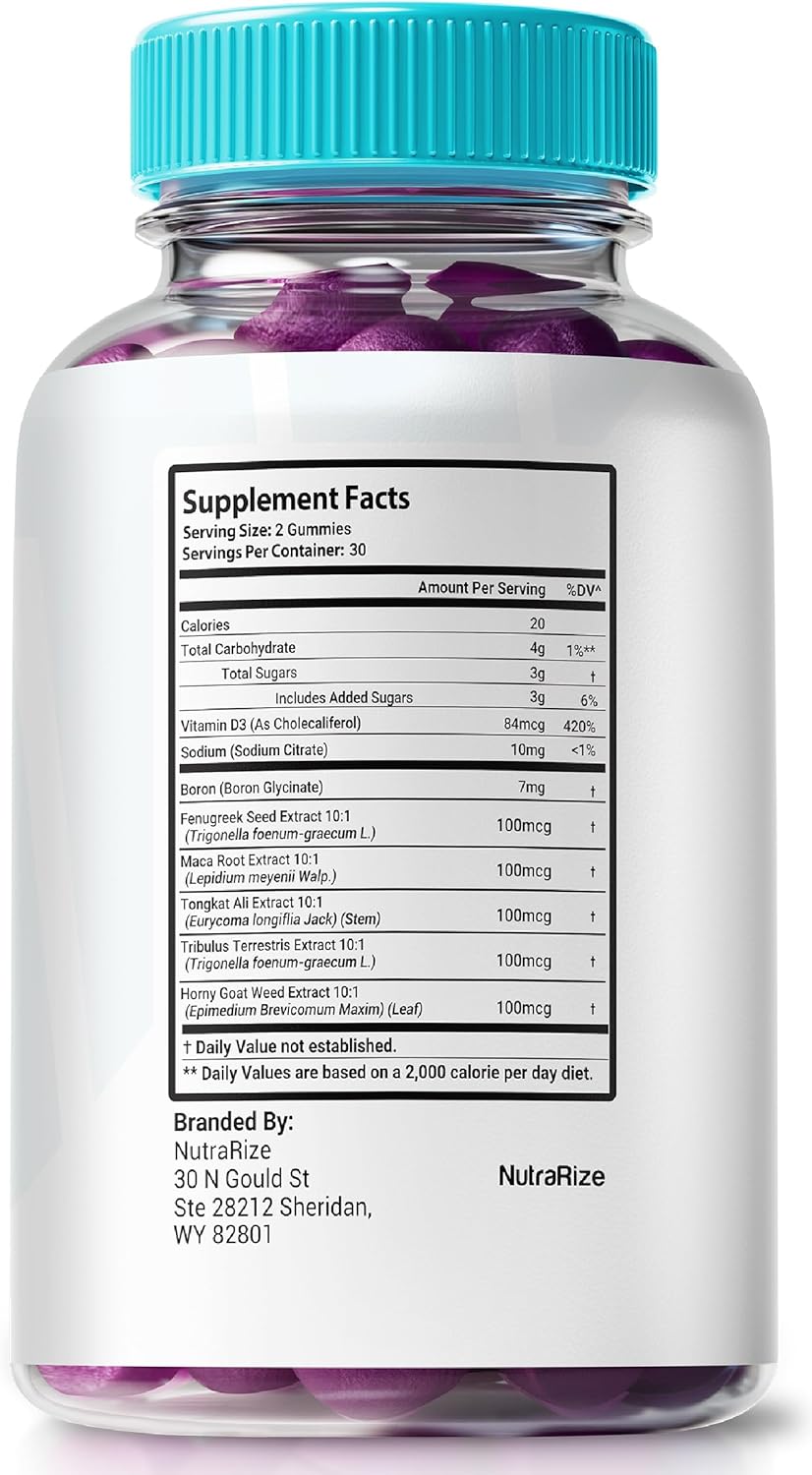 (5 Pack) Primal Vigor XL Gummies for Men, Official PrimalVigorXL Formula with Premium Natural Ingredients to Help Support Stamina, Performance & Energy | Delicious, Easy-to-Chew Gomitas (300 Gummies)