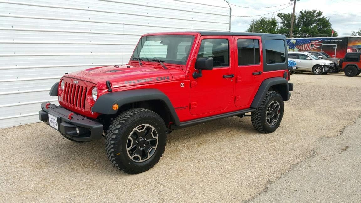 Truxxx 601009 1" Front Leveling Kit Compatible with Jeep JK Wrangler, Unlimited, Rubicon, Sahara (2007 to 2018) - 4x4 & 4x2