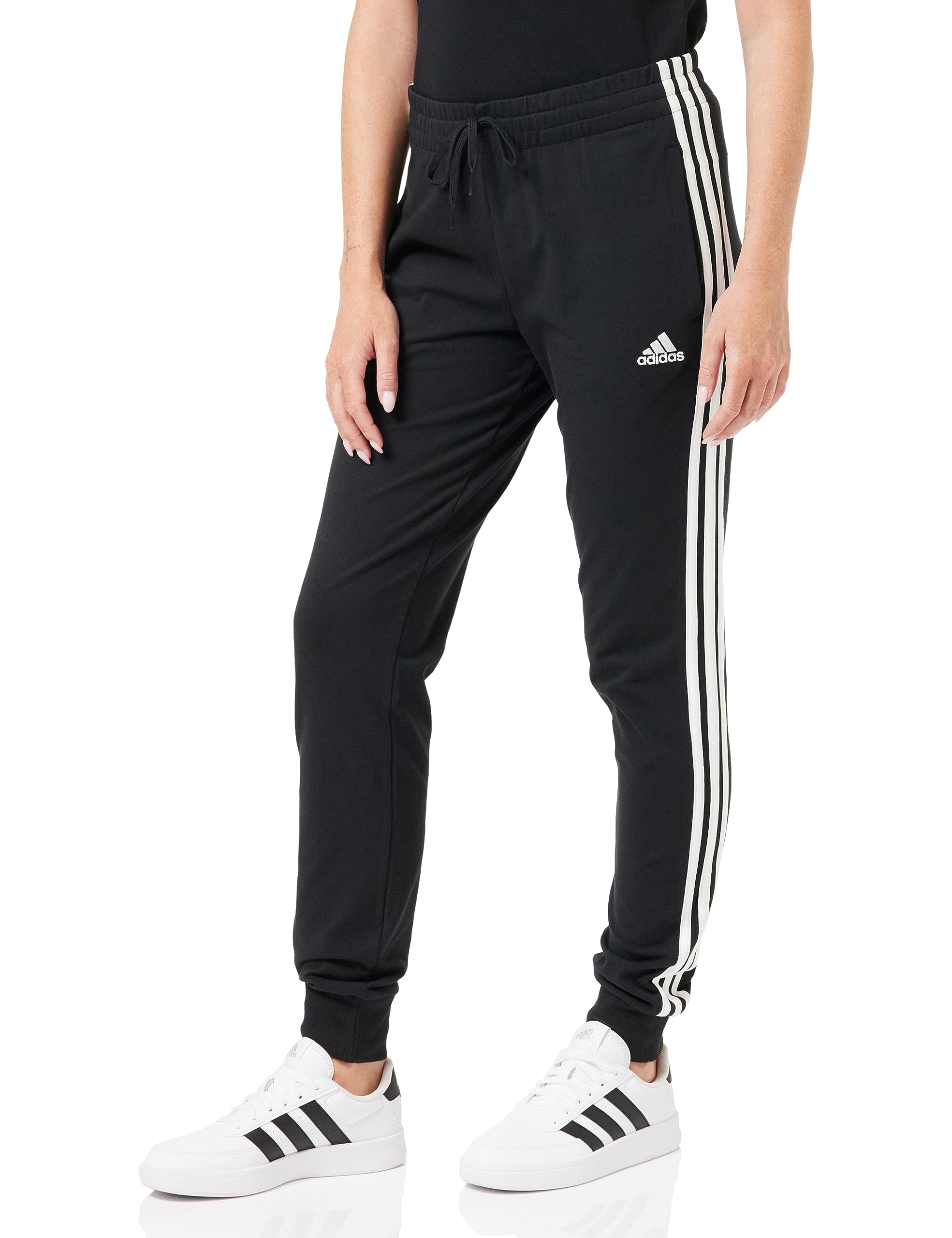 adidasWomen's ESSENTIALS SLIM TAPERED CUFFED PANT PANTS