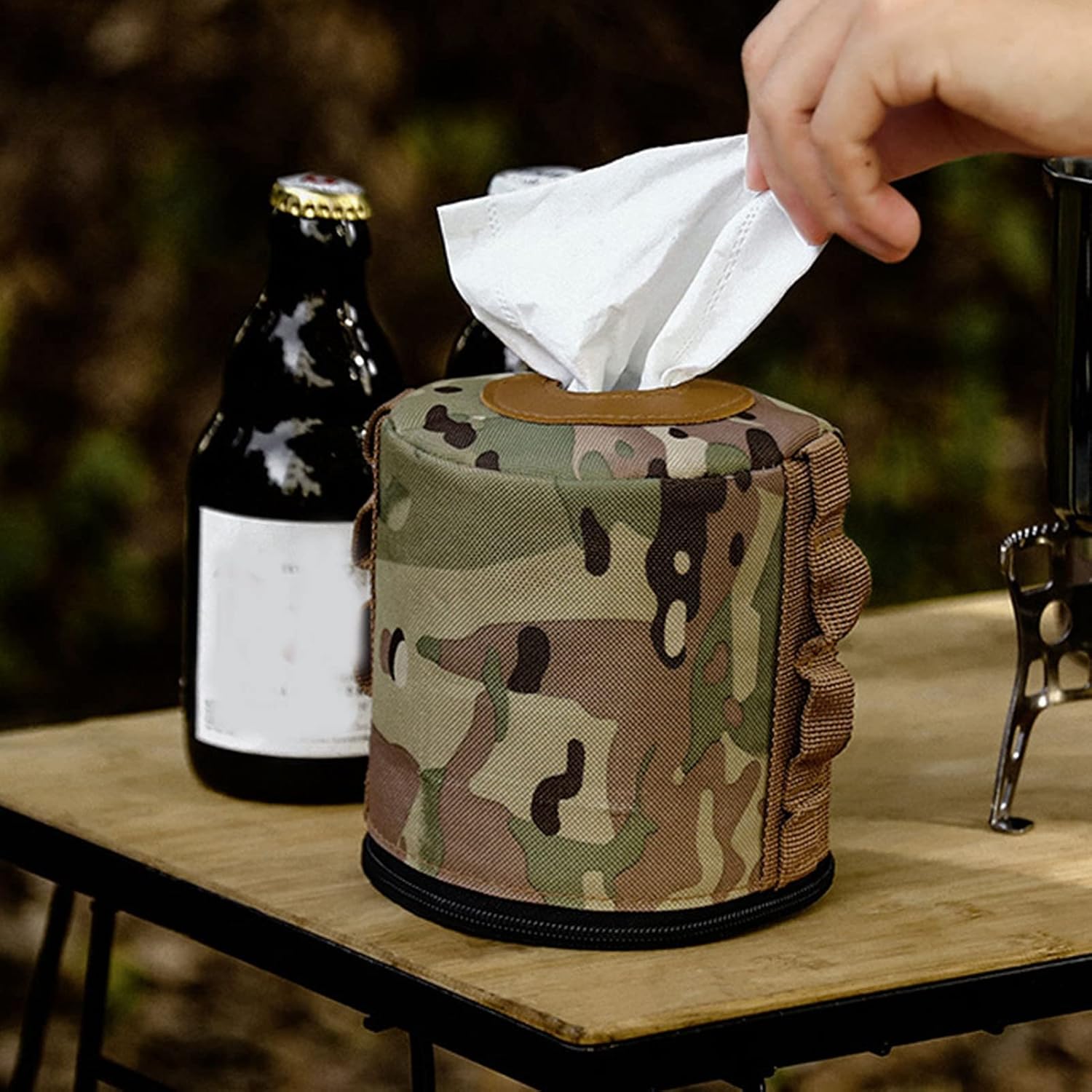 Plplaaoo Insulated Gas Canister Storage Bag for Camping–Thermal Protection Cover for Propane Tank & Butane,Portable Canister Protector in Oxford Cloth,Case for Outdoor BBQ & Backpacking Adventures image 3