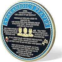 Vista 5 de Moneda de oración de los paramédicos EMT Challenge Coin