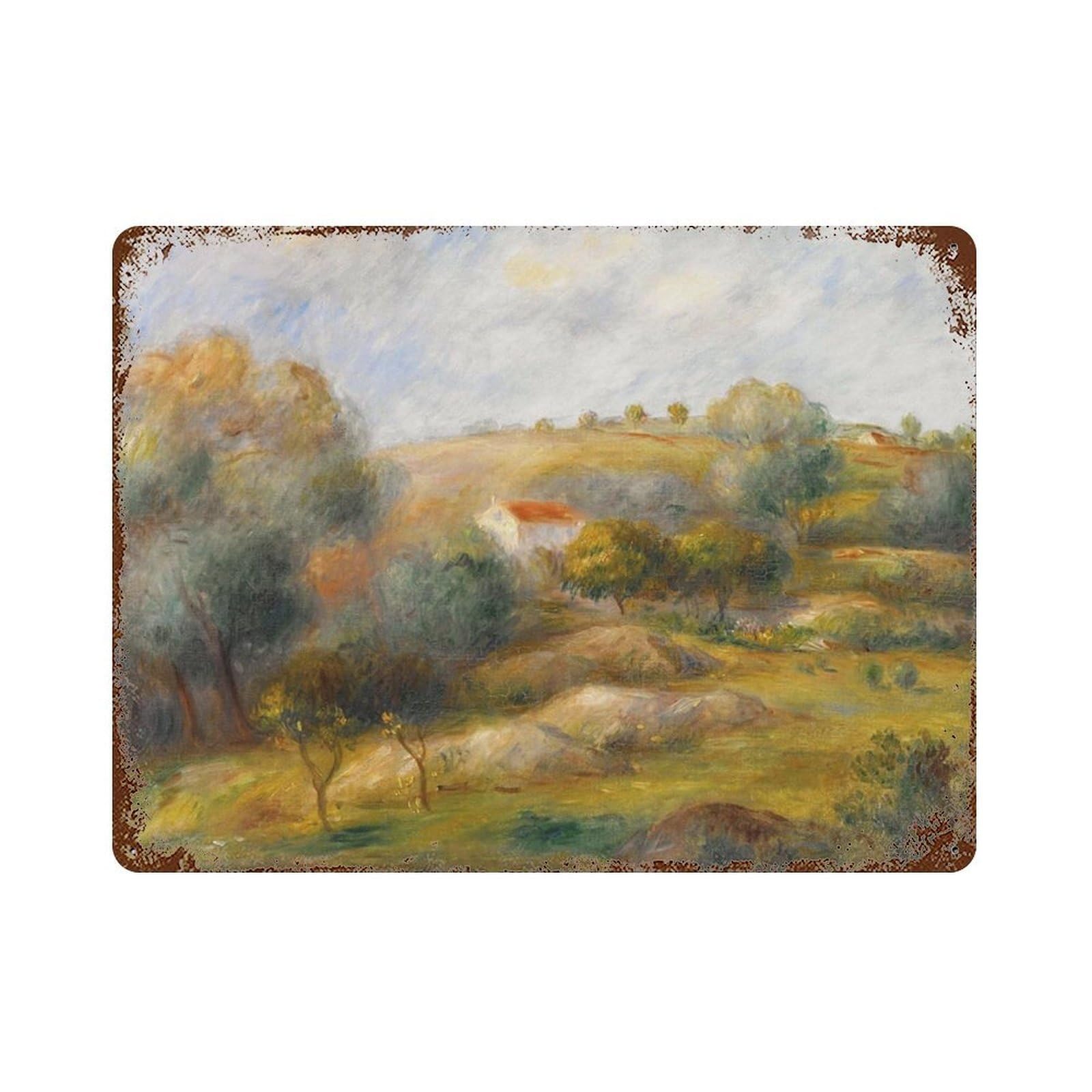 xiaoxiaoshen Cottage Country Vintage Painting Farmhouse Home Able Field Wall Decor Art Metal Tin Poster Modern Home Decor Art Home Bar Shop Decorations Vintage Sign 30x40cm