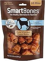 Vista 10 de SmartBones Masticables Pequeños, Premia a tu perro con un masticable sin piel cruda hecho con carne real y verduras