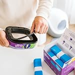 Litter Genie Sacs de Rechange | Film Authentique Autonome 9 pk | Compatible avec Litter Genie Recharges Standard et Jumbo | Sacs de Litière pour Chats avec Contrôle Ultime des Odeurs | Jusqu'à 18 mois de fournitures pour un chat