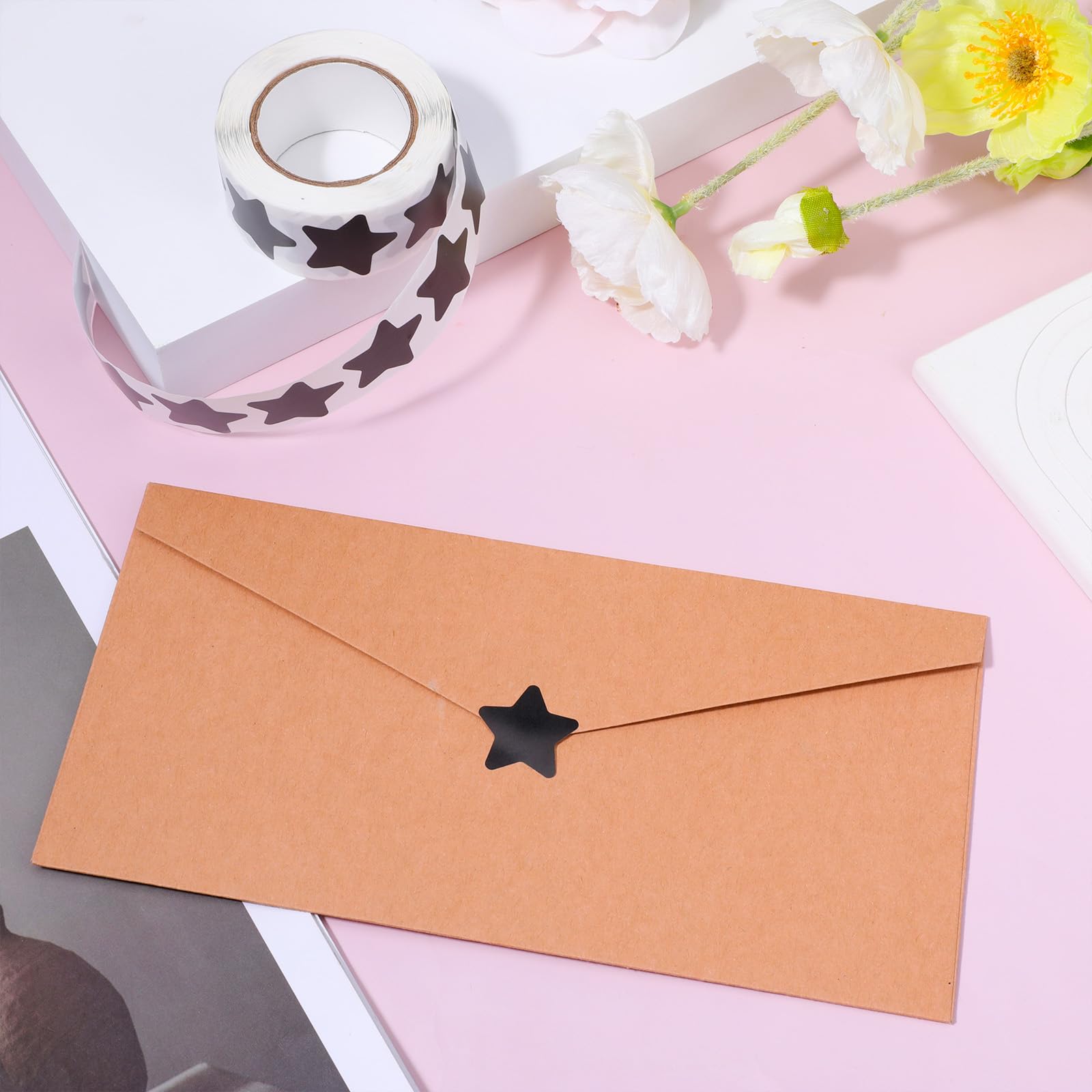 Snapklik.com : Dimeho 500 Pcs Star Stickers Roll Small Stars Labels 1 ...