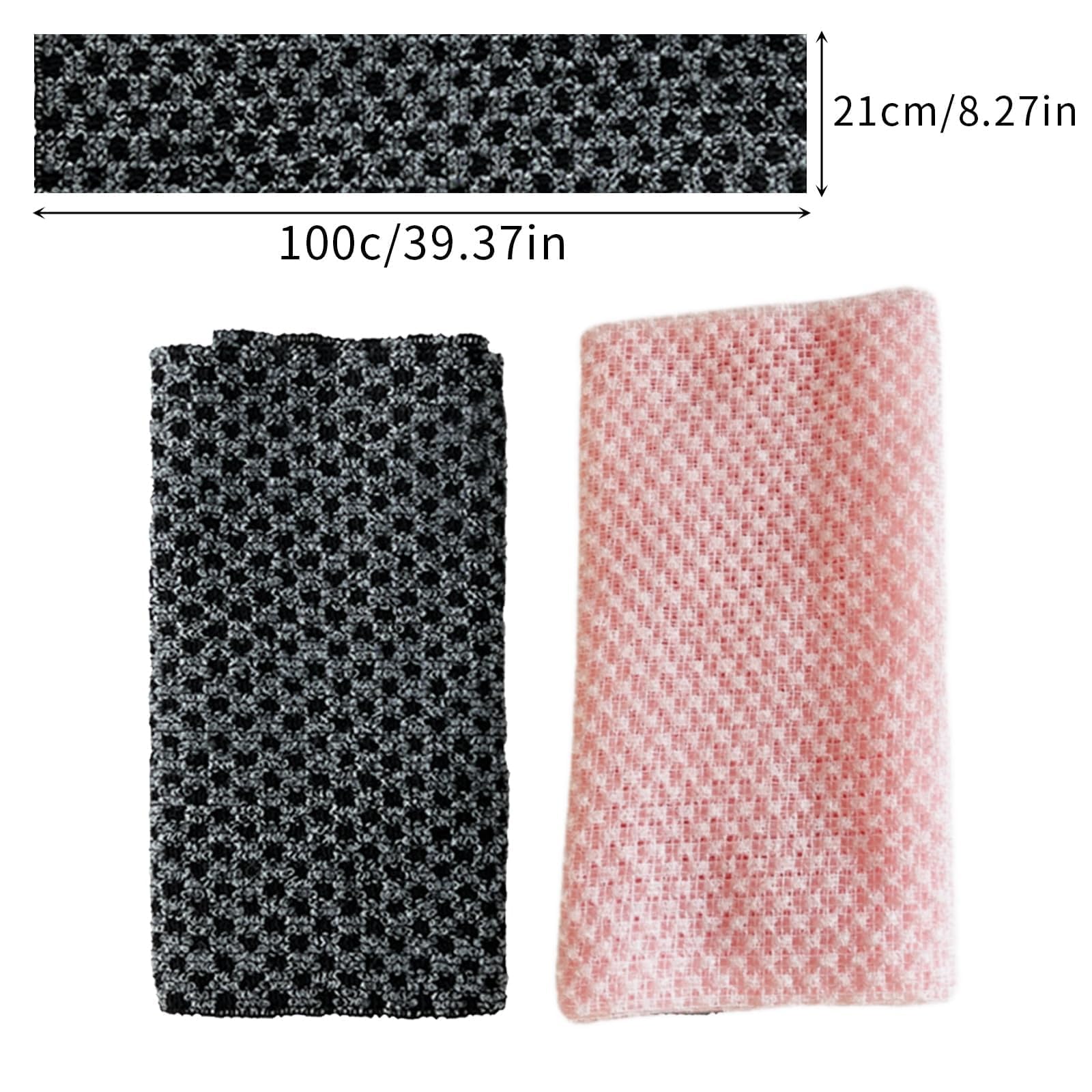 2 Pcs Japanese Back Scrubber Set, Exfoliating Shower Towel - Image 2