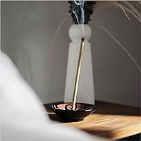 Vista 6 de Luna Sundara Exquisito soporte de incienso hecho a mano: ideal para varillas de incienso y quemadores hechos a mano en chulucanas, Perú por Rojo