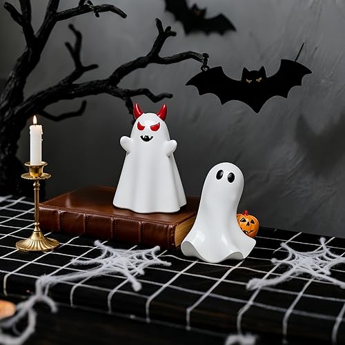 Miniatura 4 de 2 figuras de fantasmas de Halloween, decoración de interiores de Halloween, decoración de mesa de fantasma, decoración de mesa de Halloween,