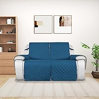 Vista 35 de PureFit Fundas de sofá reversibles resistentes al agua para sofá reclinable de 3 asientos, funda antideslizante para sofá de 3 cojines, protector