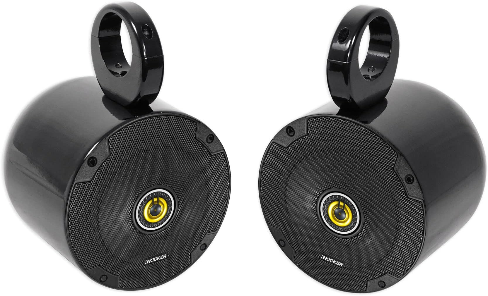 Kicker Car Speakers Audiosavings Bundle: (1) Pair Kicker 46CSC654