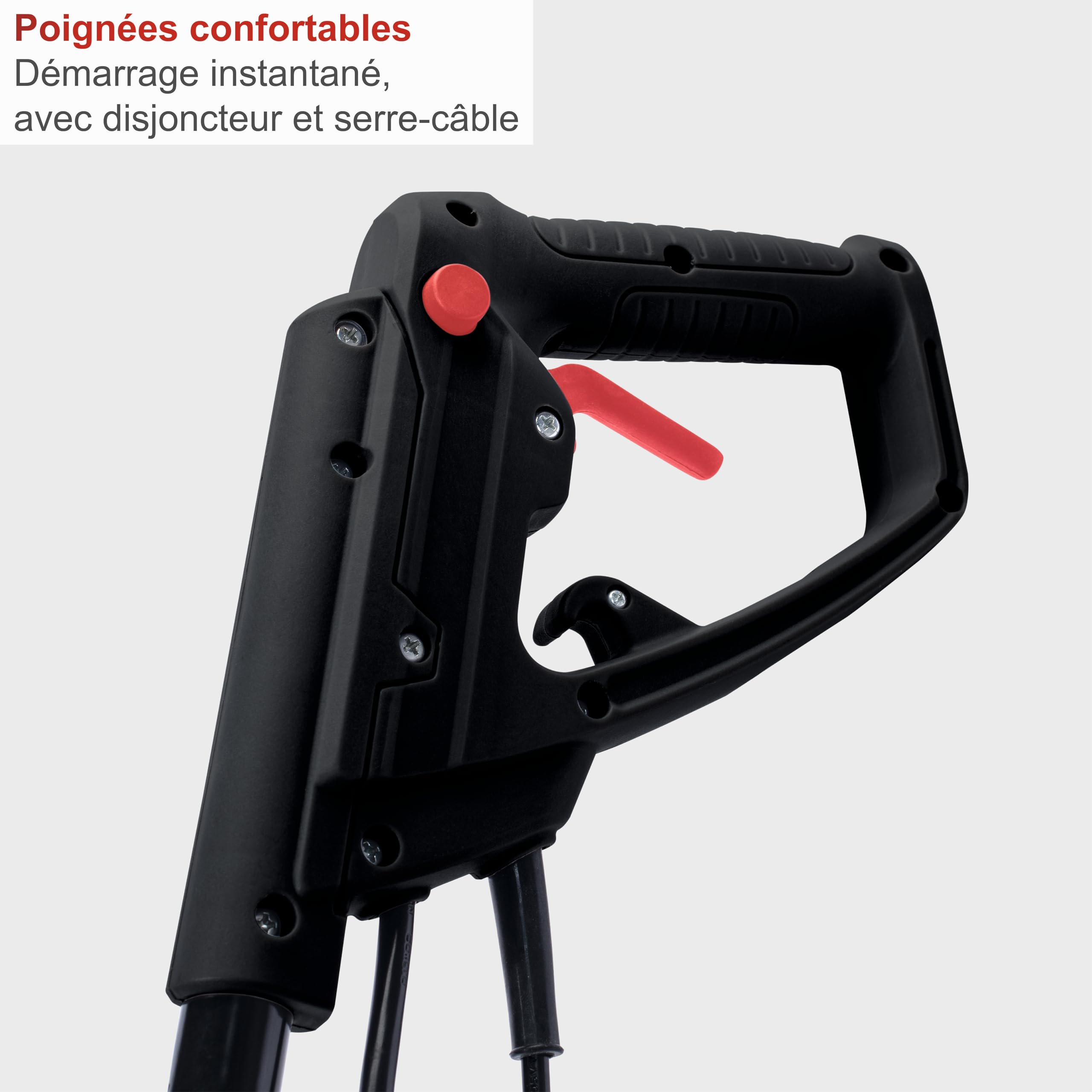 Scheppach Motobineuse électrique MTE460 | 1500W | 450mm de Largeur & 220mm de Profondeur de Travail | Equipée de 24 Couteaux | Nécessite Peu d'entretien | Guidon Repliable | Idéal pour Potager