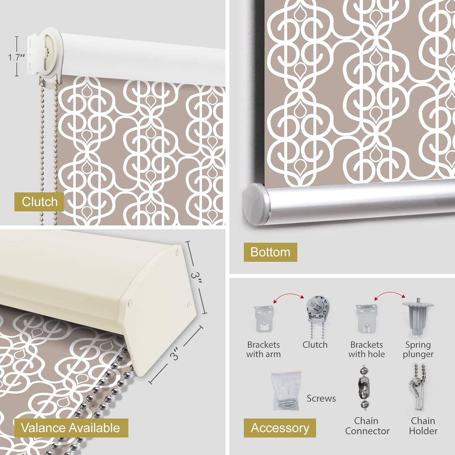 PASSENGER PIGEON Blackout Cordless Patterned Window Shades, Irises by Vincent Van Gogh, Custom Made Light Filtering Motorized Printed Fabric Roller Blinds, Roller Shades with Picture