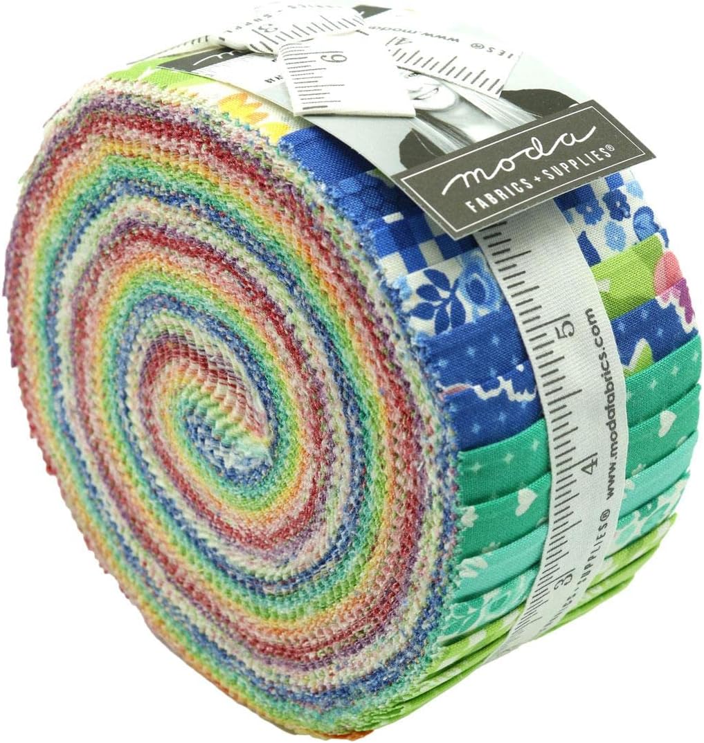 Moda Fabrics Love Lily April Rosenthal Jelly Roll Fabric Strips