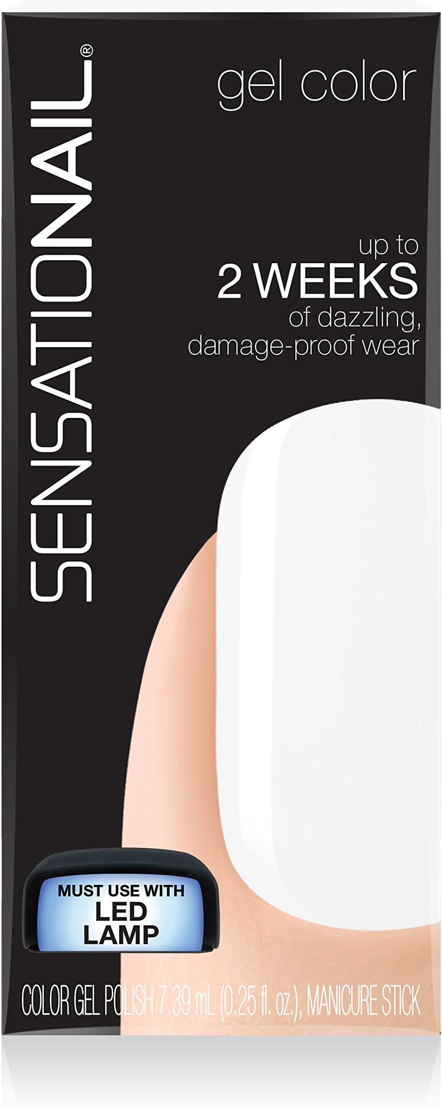 SensationailColor Gel Polish White Lily .25 oz