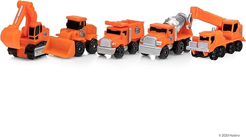 Miniatura 7 de Micro Machines MMW0021 Paquete de Equipo de Construcción, Presenta 5 Más Escena Correspondiente - Autos de Juguete Temáticos Altamente