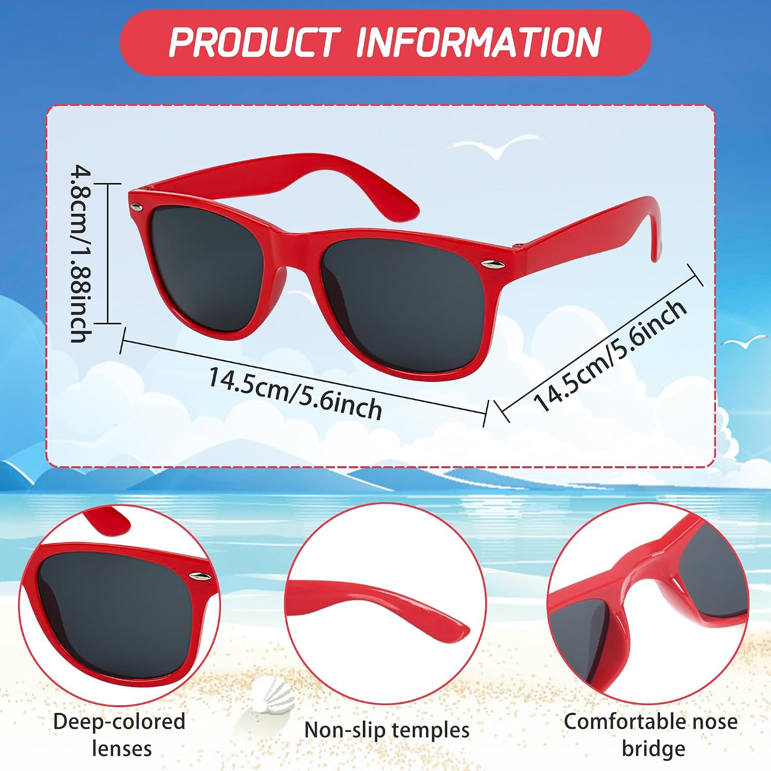 5 PCS Guard Costume Set, Lifeguard Costume Accessories with Visor Sunglasses Fanny Pack Floats Whistle with Lanyard for Men Women for Beach Fancy Dress up Party