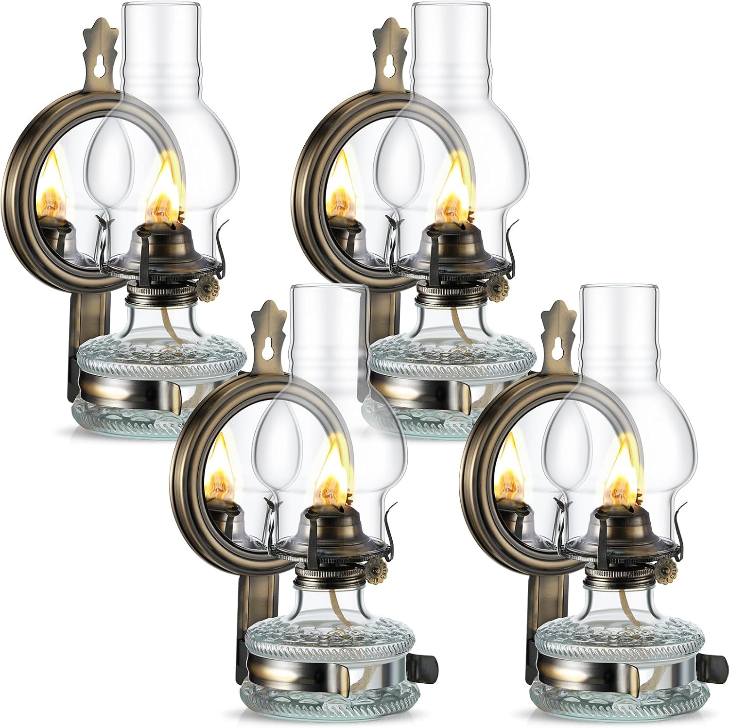 Yexiya 4 Pcs Large Kerosene Lamp...