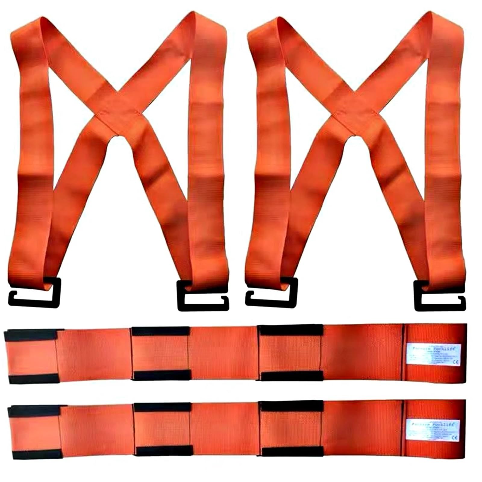 Plattenträger 2-Personen-Hebe- und Transportgurt, Möbeltransport-Tragegurte, Schulter-Unterarm-Gürtel, Seil, schwerer Möbelheber plattenträger platten(Shoulder straps)