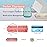 Pill Organizer with Medicine Labels 161 Labels Travel Daily Pill Container Mini Medication Organizer Storage Pill Organizer Travel Essentials Pill Case 7 Day (Pink, 1 Pack)