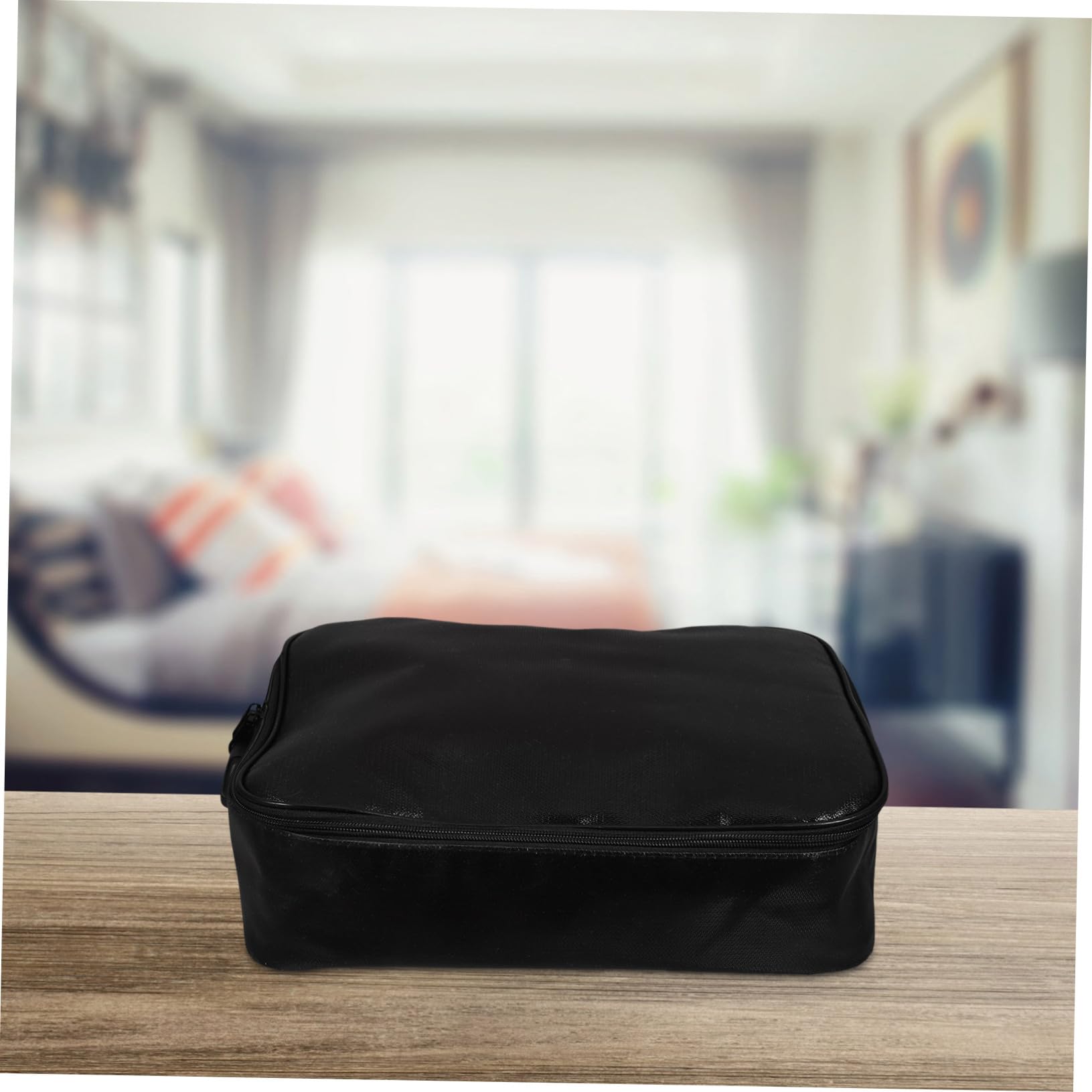 Borsa Documenti Ignifuga Multistrato in Fibra di Vetro Nera | Organizzatore Viaggio, Capienza Ampia e Blocco Password, Uso Quotidiano e Ordine Efficiente