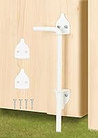 Vista 12 de Perno de caña de alta resistencia de 12 pulgadas para barra de caída, cerrojo de tierra para vallas de madera, PVC, vinilo, metal, puertas, puertas