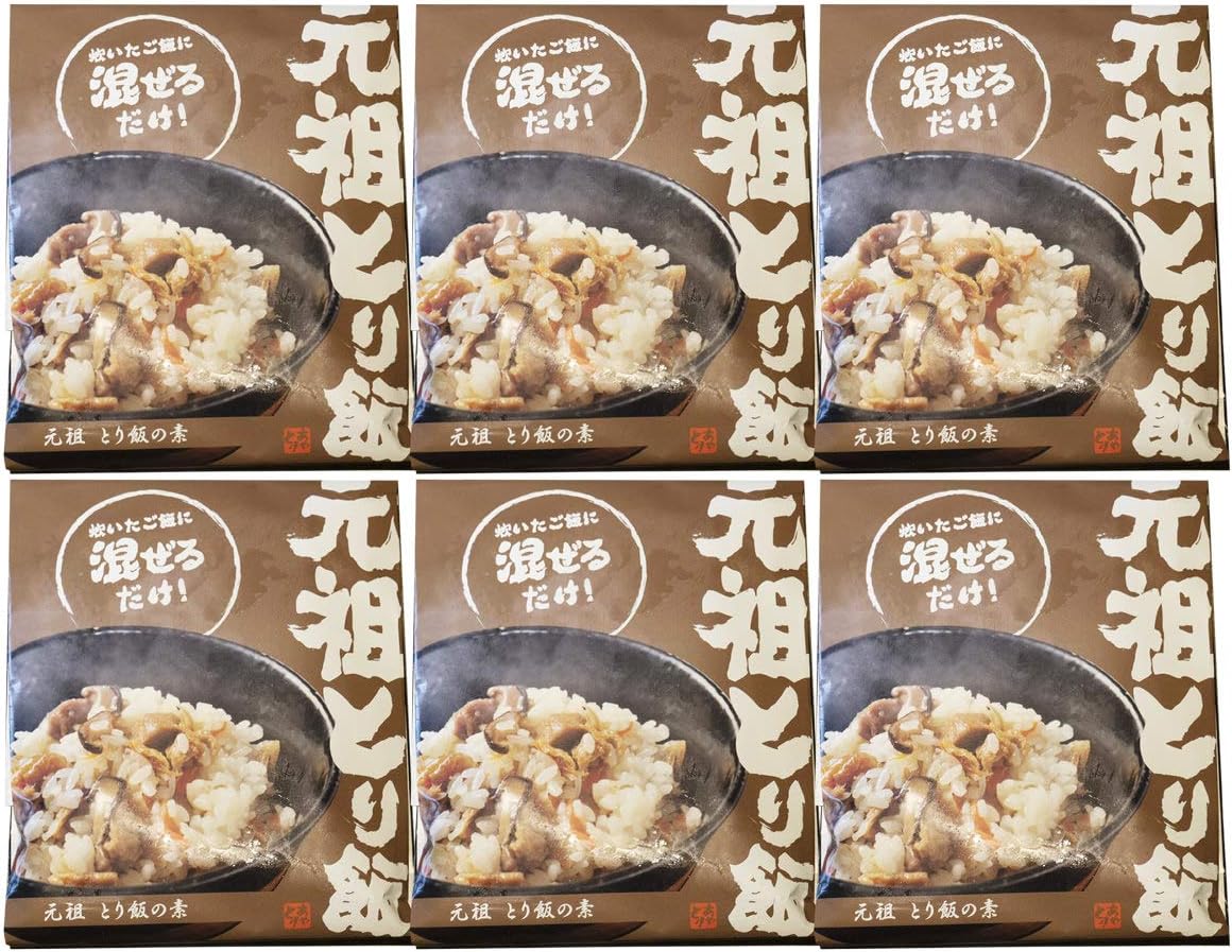 綾鶏 元祖とり飯の素 3合用300g×6