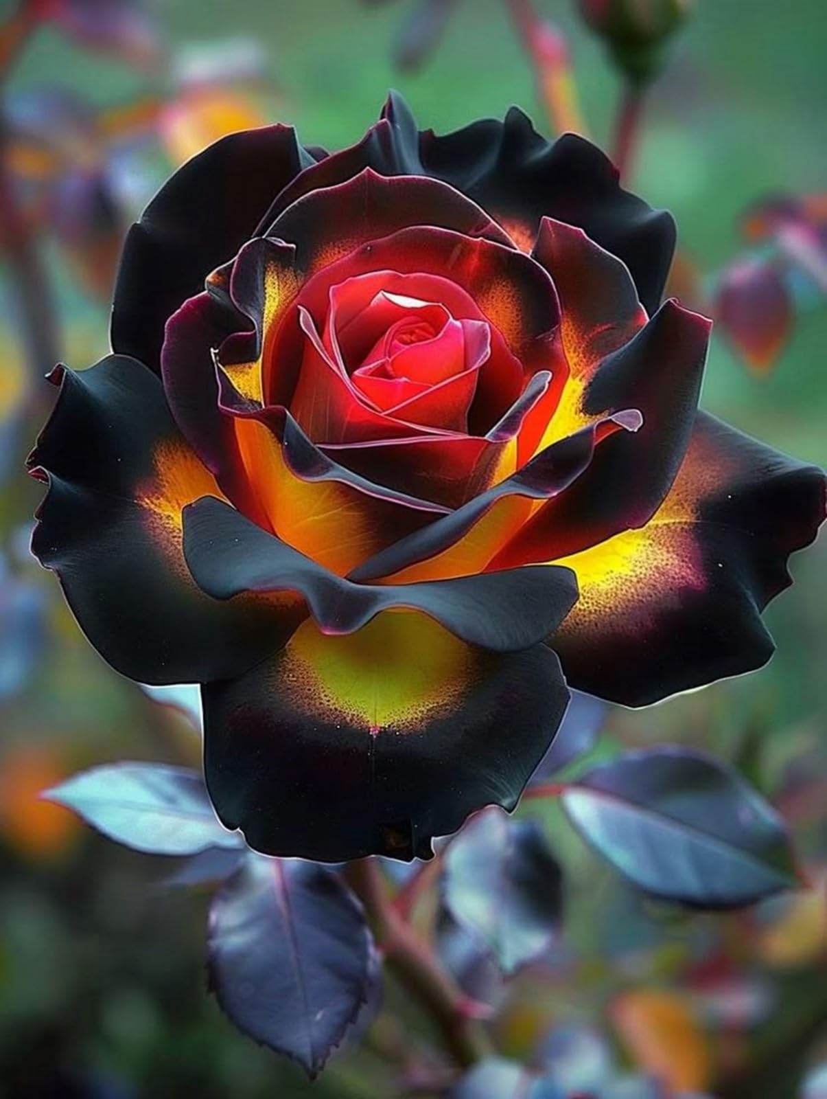 Rare Rose Bulbs UK,Fragrant Flowers, Brilliant Rose Rhizome Bulk, Planting for Stunning Garden Displays-1 Rhizome-I