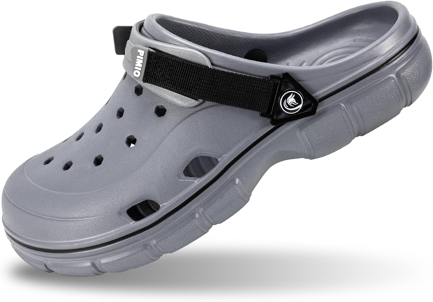 Men's All-Terrain Clogs, Rugged Anti-Slip Outdoor Shoes with Sturdy Traction Sole, Lightweight Waterproof Slip-On Sandals for Hiking Gardening Beach